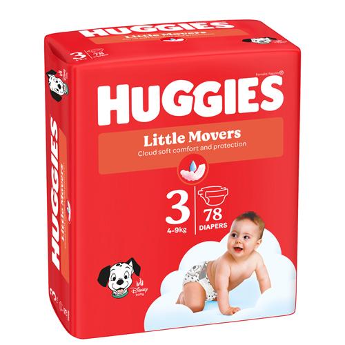 Miniaturka artykułu - HUGGIES Pieluchy Ultra Comfort rozmiar 3 (5-9kg), 78szt