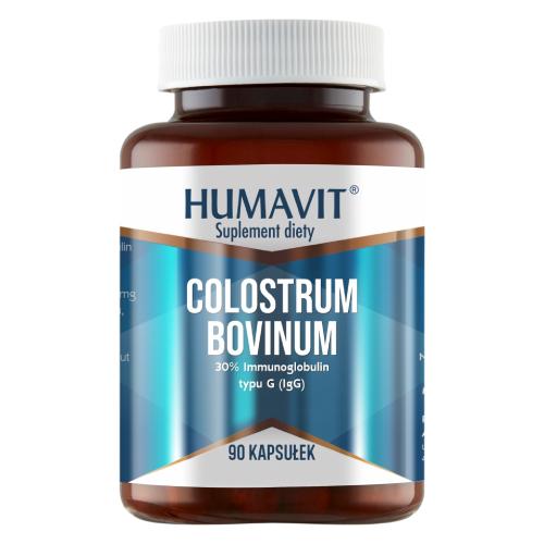 Miniaturka artykułu - HUMAVIT Colostrum Bovinum Siara bydlęca, 90 kaps.