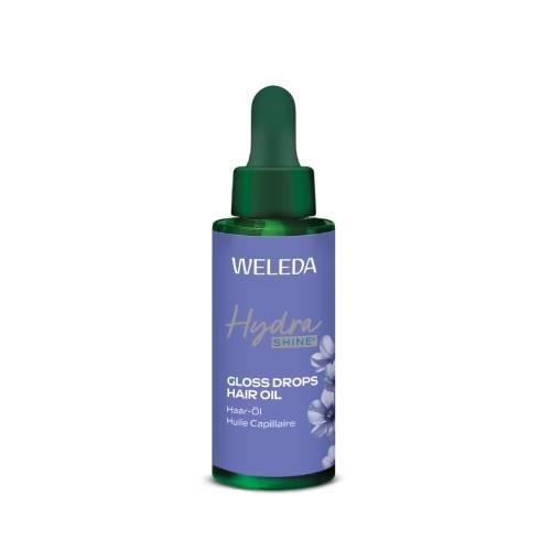 Miniaturka artykułu - Weleda Hydra Shine Nabłyszczający olejek do włos&oacute;w, 30 ml