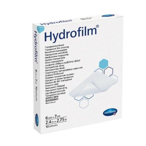 Hydrofilm Opatrunek foliowy jałowy 6cm x 7cm, 10szt.