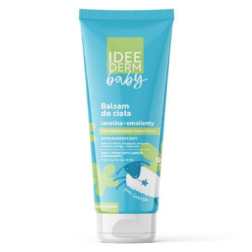 Miniaturka artykułu - IDEE DERM Baby Balsam do ciała dla dzieci, 175ml KR&Oacute;TKA DATA 30.09.2026