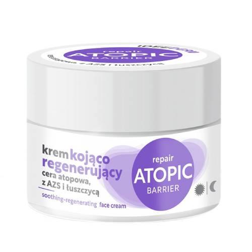 Miniaturka artykułu - Idee Derm Krem Kojąco Regenerujący na dzień i na noc, do cery atopowej, z AZS i łuszczycą, 50 ml