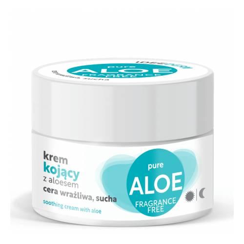 Miniaturka artykułu - IDEE DERM Krem Kojący Z Aloesem, 50 ml