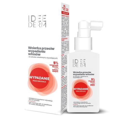 Miniaturka artykułu - Idee Derm Wcierka przeciw wypadaniu włos&oacute;w, 100 ml