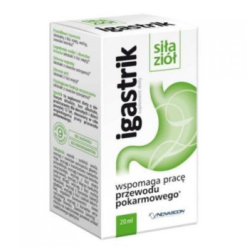 Miniaturka artykułu - Igastrik płyn - 20 ml  KR&Oacute;TKA DATA 30.09.2026