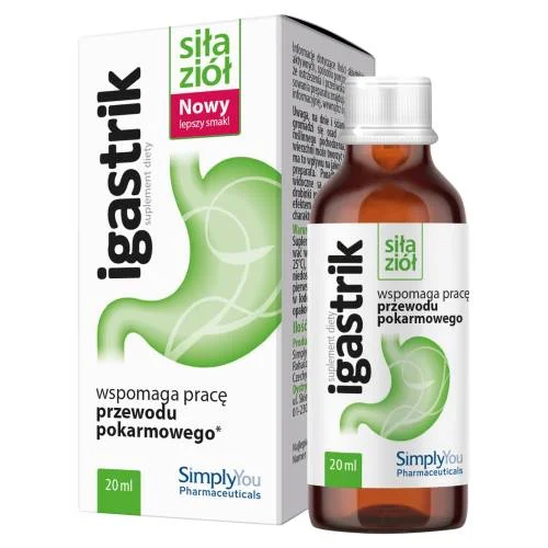 Miniaturka artykułu - Igastrik płyn - 20 ml  KR&Oacute;TKA DATA 30.09.2026