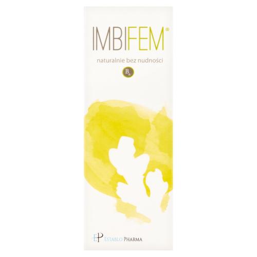 Miniaturka artykułu - Imbifem dla kobiet w ciąży łagodzi poranne mdłości krople, 50ml