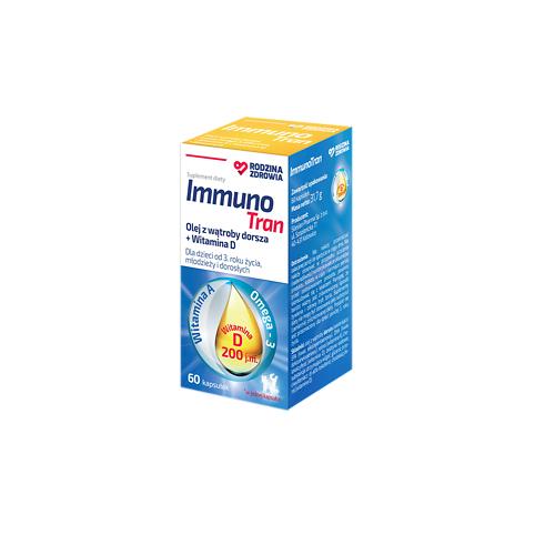 Miniaturka artykułu - Rodzina Zdrowia ImmunoTran, 60kapsułek