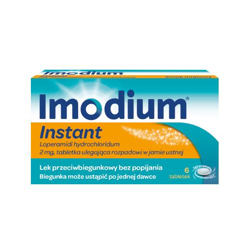 Miniaturka artykułu - Imodium Instant 2mg - 6 tabletek