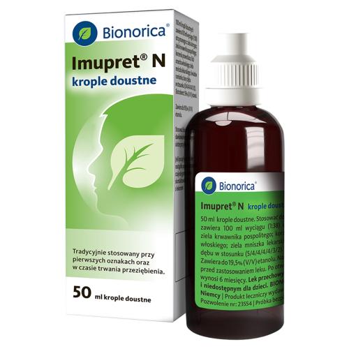 Miniaturka artykułu - Imupret N krople doustne 1 ml/ml - 50ml