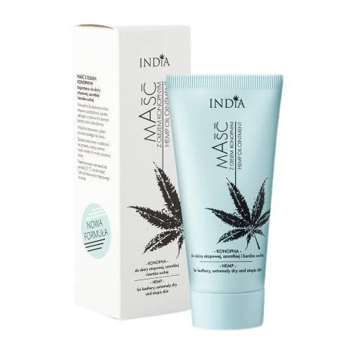 Miniaturka artykułu - INDIA Maść Z Olejem Konopnym, 50 ml