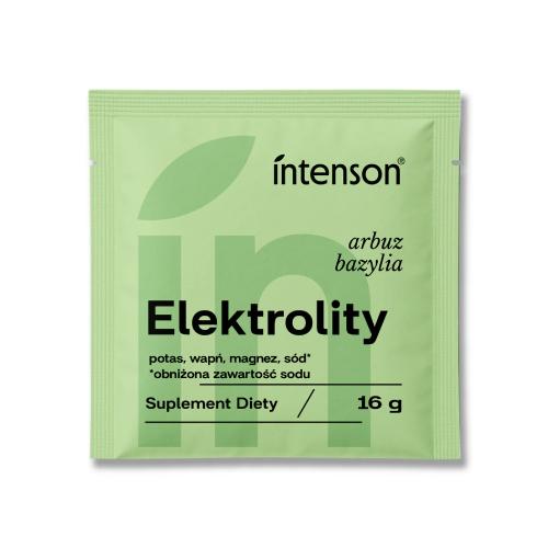 Miniaturka artykułu - Intenson Elektrolity arbuz bazylia, 16 g 