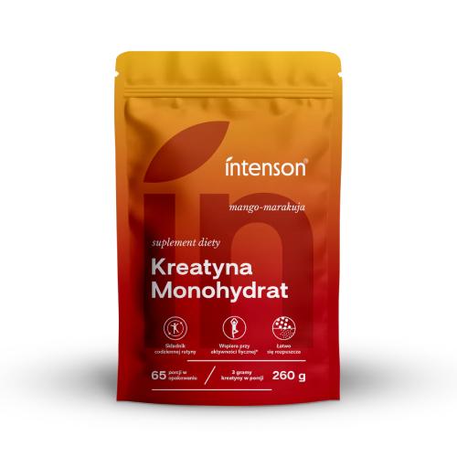 Miniaturka artykułu - Intenson Kreatyna Monohydrat mango marakuja, 260 g