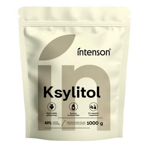 Miniaturka artykułu - Intenson Ksylitol, 1000 g USZKODZONE FOLIOWE OPAKOWANIE