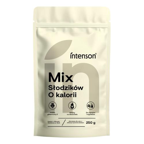 Miniaturka artykułu - Intenson Mix słodzik&oacute;w: erytrytol, ksylitol, stewia, 250 g