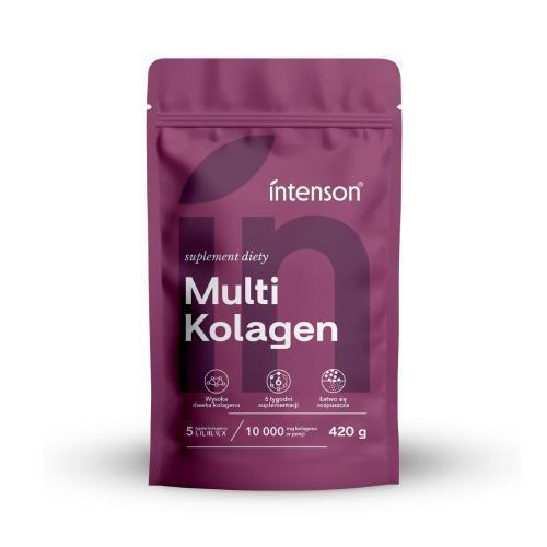 Miniaturka artykułu - Intenson Multi Kolagen Pure, 420 g USZKODZONE OPAKOWANIE