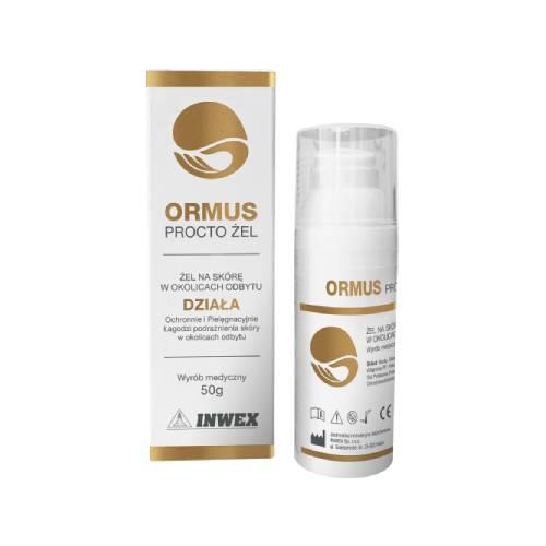 Miniaturka artykułu - INVEX Ormus Procto Żel na sk&oacute;rę w okolicach odbytu, 50 g