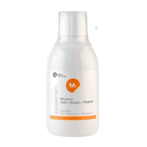 Miniaturka artykułu - INVEX REMEDIES BIOCHELAT Cynk + Mangan + Magnez, 300 ml KR&Oacute;TKA DATA 18.09.2026