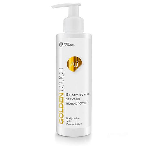 Miniaturka artykułu - INVEX REMEDIES GOLDEN TOUCH Balsam do ciała ze złotem monojonowym Au100, 200 ml