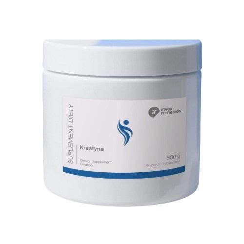 Miniaturka artykułu - INVEX REMEDIES Kreatyna w proszku smak naturalny, 500 g