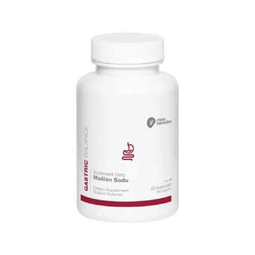 Miniaturka artykułu - INVEX REMEDIES Maślan Sodu, 90 kaps.