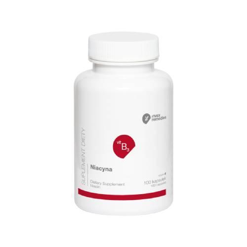 Miniaturka artykułu - INVEX REMEDIES Niacyna, 100 kaps.