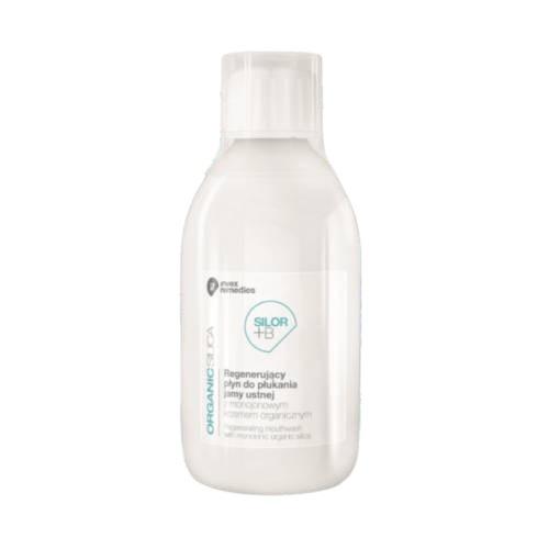 Miniaturka artykułu - INVEX REMEDIES SILOR+B Regenerujący płyn do płukania jamy ustnej z krzemem i borem, 300ml