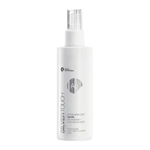 Miniaturka artykułu - INVEX REMEDIES SILVER TOUCH Antybakteryjny tonik ze srebrem monojonowym Ag123, 100 ml KR&Oacute;TKA DATA 31.12.2026