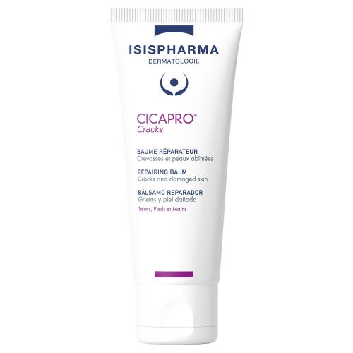 Miniaturka artykułu - Isispharma Cicapro Cracks Naprawczy balsam do rąk i st&oacute;p, 40 ml