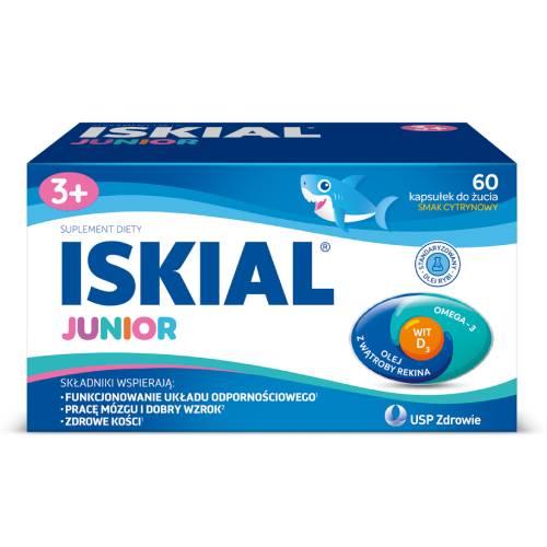 Miniaturka artykułu - Iskial Junior kapsułki do żucia, 60 kaps.