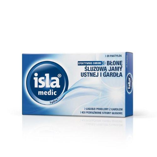 Miniaturka artykułu - Isla-Medic hydro+ 0,08g - 20 pastylek do ssania