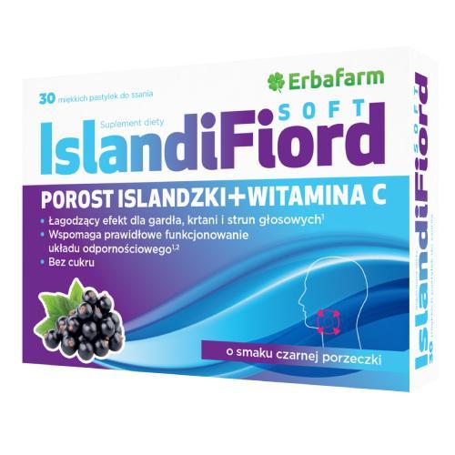 Miniaturka artykułu - IslandiFiord Soft, 30 pastylek KR&Oacute;TKA DATA 31.10.2026