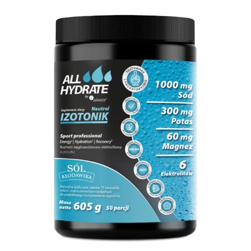 Miniaturka artykułu - ALLHydrate Izotonik Neutral, 605 g
