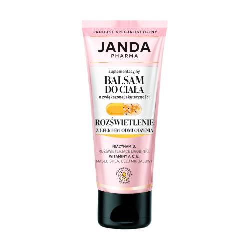 Miniaturka artykułu - JANDA Suplementacyjny balsam do ciała Rozświetlenie z efektem odmłodzenia, 200 ml
