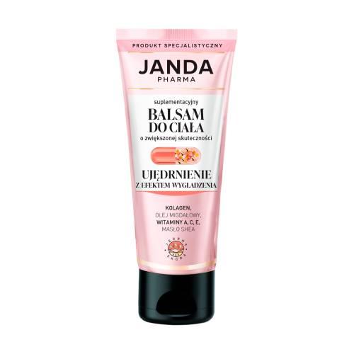 Miniaturka artykułu - JANDA Suplementacyjny balsam do ciała Ujędrnienie z efektem wygładzenia, 200 ml