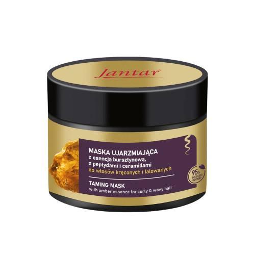 Miniaturka artykułu - FARMONA Jantar Maska ujarzmiająca z esencją bursztynową, peptydami i ceramidami i olejem makadamia, 200 ml
