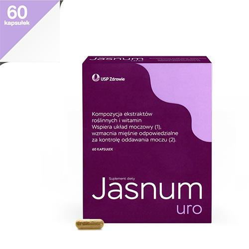 Miniaturka artykułu - Jasnum Uro, 60 kaps. USZKODZONE OPAKOWANIE TEKTUROWE