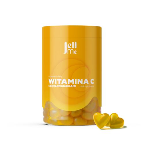 Miniaturka artykułu - JellMe Witamina C + Bioflawonoidy żelki smak cytrynowy, 250 g