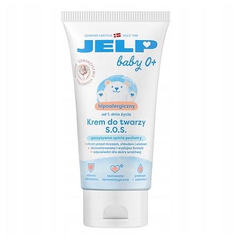 Miniaturka artykułu - JELP Baby 0+ S.O.S. Krem do twarzy dla niemowląt od 1. dnia życia, 75 ml