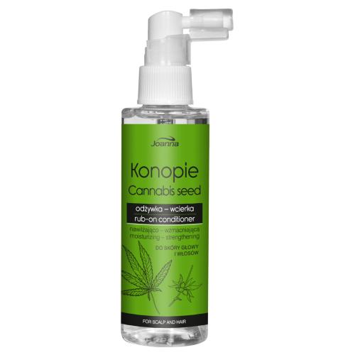 Miniaturka artykułu - JOANNA Konopie Nawilżająco-wzmacniająca odżywka-wcierka do włosów, 100ml