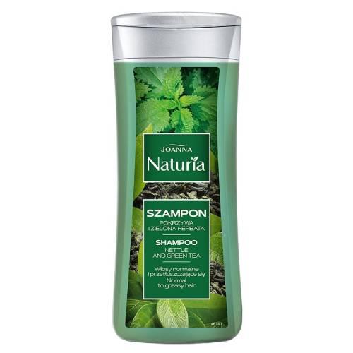 Miniaturka artykułu - Joanna Naturia Pokrzywa i Zielona herbata Szampon do włos&oacute;w, 200 ml