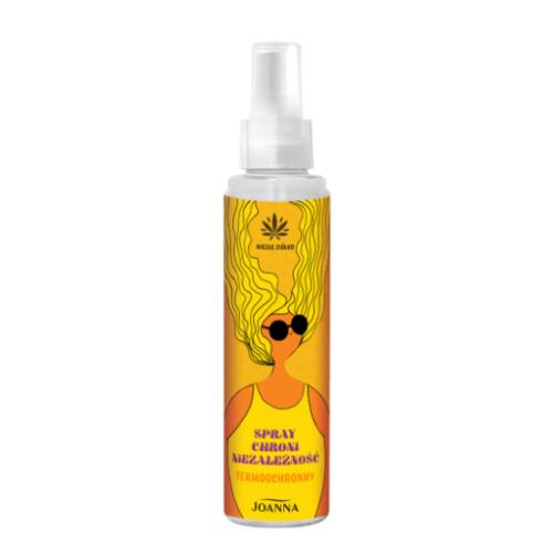 Miniaturka artykułu - JOANNA Niezłe Zi&oacute;łko Spray termoochronny do włos&oacute;w, 150ml