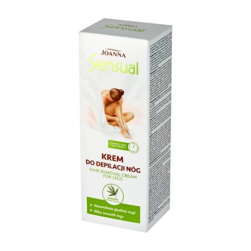Miniaturka artykułu - JOANNA SENSUAL Krem do depilacji n&oacute;g Konopie, 100ml