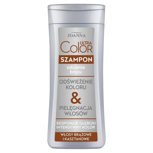 Miniaturka artykułu - Joanna Ultra Color Szampon do włosów brązowych i kasztanowych, 200 ml