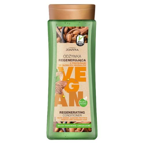 Miniaturka artykułu - Joanna Vegan Odżywka regenerująca z proteinami ze słodkich migdał&oacute;w, 300 g