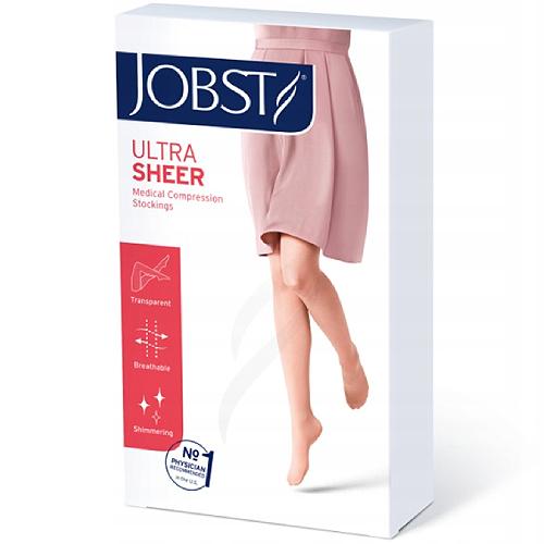 Miniaturka artykułu - JOBST ULTRASHEER pończochy uciskowe długie CCL2 czarny, rozmiar 1 ZP