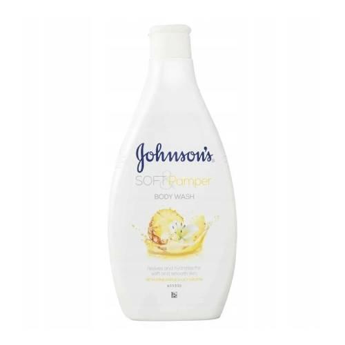 Miniaturka artykułu - JOHNSON'S Soft & Pamper Żel pod prysznic Ananas & Lilia, 400ml