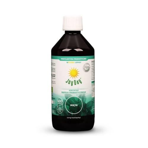 Miniaturka artykułu - JOY DAY Koncentrat napoju probiotycznego mięta, 500 ml