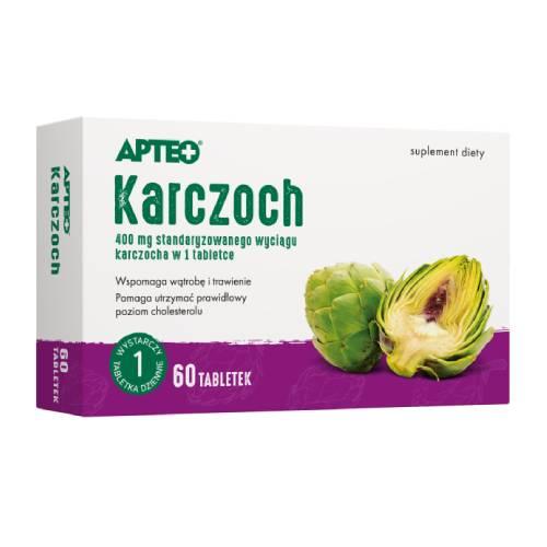 Miniaturka artykułu - APTEO Karczoch, 60 tabletek
