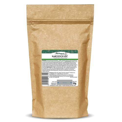 Miniaturka artykułu - Karczoch liść do zaparzania, 50 g